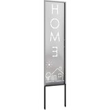  Privatnost u vrtu Srebrno 32 x 140 cm Nehrđajući čelik | shoptok.hr