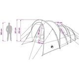 Tunelski šator Zelena 560 x 395 x 212 cm - Zelena | shoptok.hr