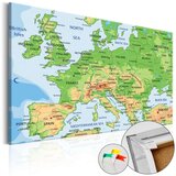  Slika na plutenoj podlozi - Europe [Cork Map] 120x80 Cijene