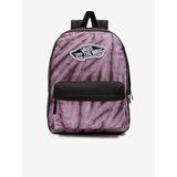 Vans Black-purple women's patterned backpack - Women Cene