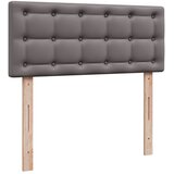  s oprugama i madracem sivi 120x200 cm od umjetne kože | shoptok.hr