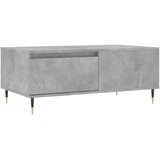 Maison Chic Klubska mizica - kavna mizica - Nizka mizica betonsko siva 90x50x36,5 cm inženirski les, (21755086) | Shoptok.si