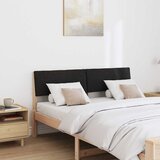  Tapecirani uzglavlje Crna 160 cm Čvrsto borovo drvo | shoptok.hr