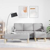  Set sofe 2 pcs Oblačnosiva 173 x 131 x 67 cm Poliester | shoptok.hr
