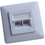 Vtičnica Cat5e 2xRJ45 podometna Cene