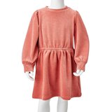  Dječja haljina dugih rukava srednje ružičasta 104 | shoptok.hr