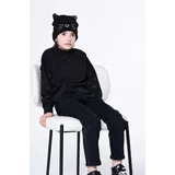 Karl Lagerfeld Otroška kapa črna barva