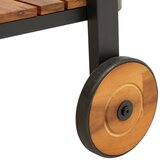 Bessagi Garden Servirni Voziček Marlo, Aluminij, Akacija | Shoptok.si