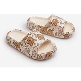Boto FK1 Children's Lightweight Slippers with Bears Beige Evitrapa | Shoptok.si