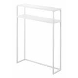 Bela kovinska stranska mizica 18x60 cm Tower –