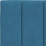  Posteljni okvir z vzglavjem moder 100x200 cm žamet, (21081614) | Shoptok.si