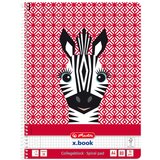 Herlitz Blok kolegij A4 80 listova karo, Zebra, | shoptok.hr