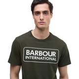 Barbour Essential Large Logo T-Shirt Sage/White Zelena | shoptok.hr