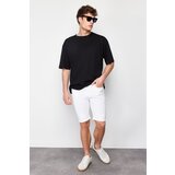 Trendyol Men's White Regular Fit Flexible Fabric Denim Jeans Shorts Cijene