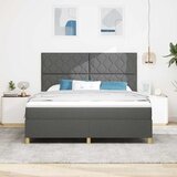  Krevet s opruga kutije Tamno siva 180 x 200 cm tkanina | shoptok.hr