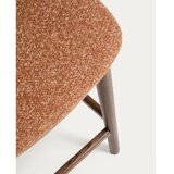 Kave Home Oblazinjen barski stol v barvi terakote (višina sedeža 65 cm) Ciselia – | Shoptok.si