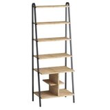 Hanah home polica za knjige oliva sapphire oak black | ePonuda.com