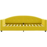 vidaXL Dnevna postelja z vzmetnico rumena 80x200 cm žamet | Shoptok.si