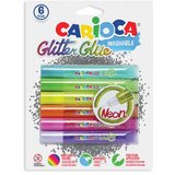 Carioca Neon 6-delni dekorativni komplet z bleščicami | Shoptok.si