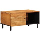 Maison Chic Klubska mizica - kavna mizica - Nizka mizica 80x50x40 cm trden akacijev les, (21755185) | Shoptok.si