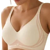 Ženski športni modrček QS - 40899 - Rumena / M KP40899