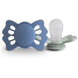 FRIGG® simetrična duda lucky silicone ocean view & sage Cene