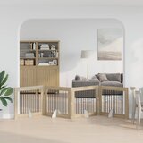 Vrata za pse s postoljem 4 pcs Hrast sonoma 100 x 80 cm | shoptok.hr