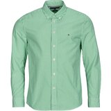 Tommy Hilfiger FLEX POPLIN CLASSIC STP RF SHIRT Zelena | shoptok.hr
