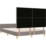  Krevet sa okvirima Taupe 140x190 cm Tkanina | shoptok.hr