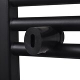  Crni kupaonski radijator za centralno grijanje zaobljeni 500 x 764 mm | shoptok.hr