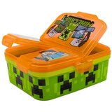 STOR Oranžna plastična otroška posoda za malico Minecraft – | Shoptok.si