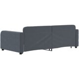  Dnevni krevet s pomoćnim ležajem bez madraca tamno siva 90x190 cm | Eponuda.com