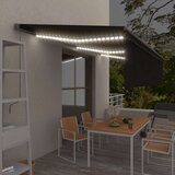 Automatska tenda s roletom i senzorom LED 6 x 3 m antracit | shoptok.hr