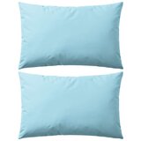 vidaXL Vrtni jastuci 2 kom 60 x 40 cm svjetlo plavi Cijene