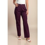 Fenzy Plus Size Bombažne Hlače, Vijola | Shoptok.si