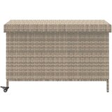  Vrtna kutija za pohranu s kotačima svijetlo siva 110x55x73 cm | shoptok.hr