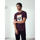 Sinsay Pamučna majica s printom | shoptok.hr