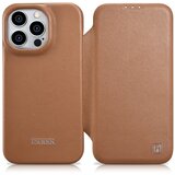 ICARER Usnjena torbica za iPhone 14 Pro z magnetnim zavihkom MagSafe CE Premium Leather svetlo rjava, (21522173) Cene