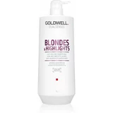 Goldwell dualsenses Blondes Highlights balzam za svetle lase in lase s prameni 1000 ml
