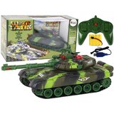 Lean Toys Velik daljinsko voden vojaški RC 360-stopinjski tank | Shoptok.si