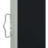 vidaXL Uvlačiva bočna tenda za terasu 120 x 300 cm crna | shoptok.hr