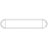 Gabionska povišena gredica od pocinčanog željeza 500x100x50 cm | shoptok.hr