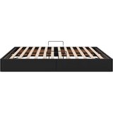  Otomanski krevet s pohranom Crna 160 x 200 cm Lažna koža | shoptok.hr