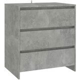 Maison Chic Komoda - Predalnik betonsko siva 70x41x75 cm iverna plošča, (21718602) Cene
