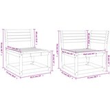  5-dijelni set vrtnih sofa od masivne borovine | shoptok.hr