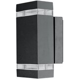 Elstead Lighting Elstead Jannik LED zunanja stenska svetilka z 2 lučema, grafitna, IP44, (22099887) | Shoptok.si