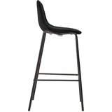 5-dijelni barski set od tkanine crni | shoptok.hr