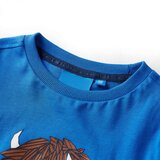  Dječja majica dugih rukava kobaltnoplava 128 | shoptok.hr