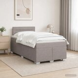  Boxspring krevet s madracem Sivosmeđa 120 x 200 cm Tkanina - Sivosmeđa 120 x 200 cm Dizajn linija | shoptok.hr