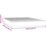  Madrac s oprugama srednje tvrdoće tamnozeleni 120x210x20 cm baršunasti | shoptok.hr